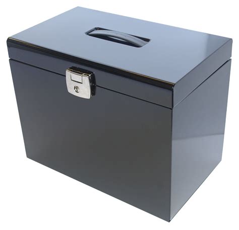 a4 lockable metal file box|metal document box with lock.